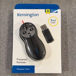 Kensington Black Presenter Remote with USB Receiver